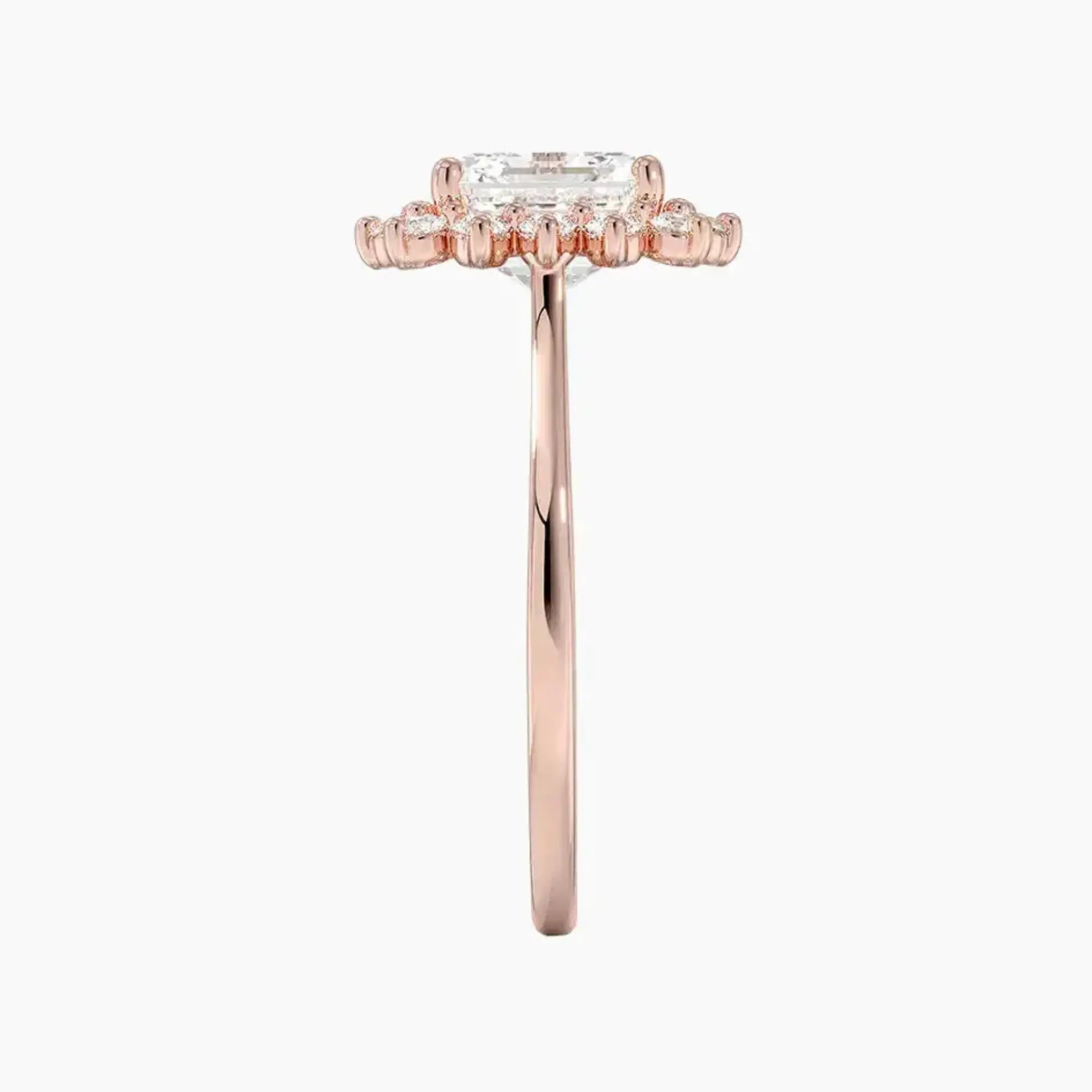 OBSER459 - Soraya Halo Asscher engagement ring setting view 6