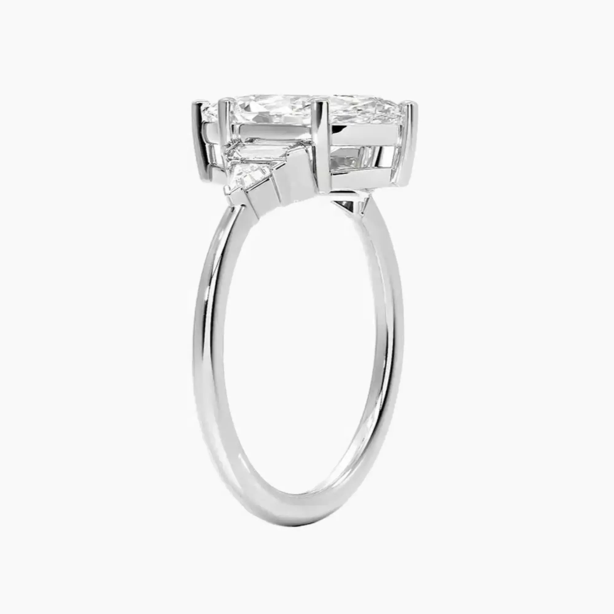 OBSER326 - Honora Five Stone Marquise engagement ring setting view 2