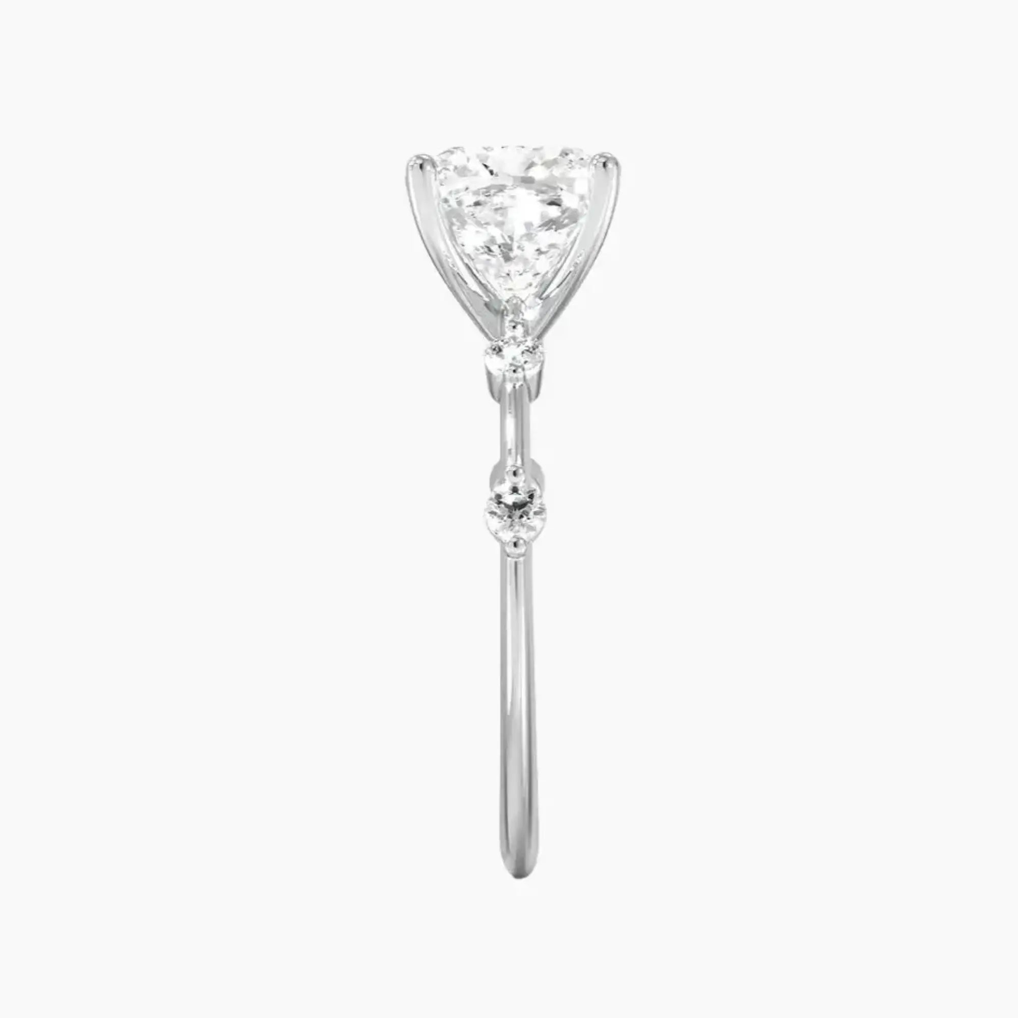 OBSER258 - Sena Cushion engagement ring setting view 3