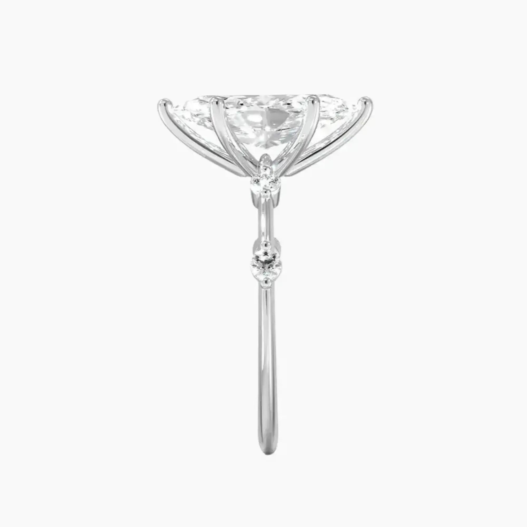 OBSER015 - Sena Marquise engagement ring setting view 3