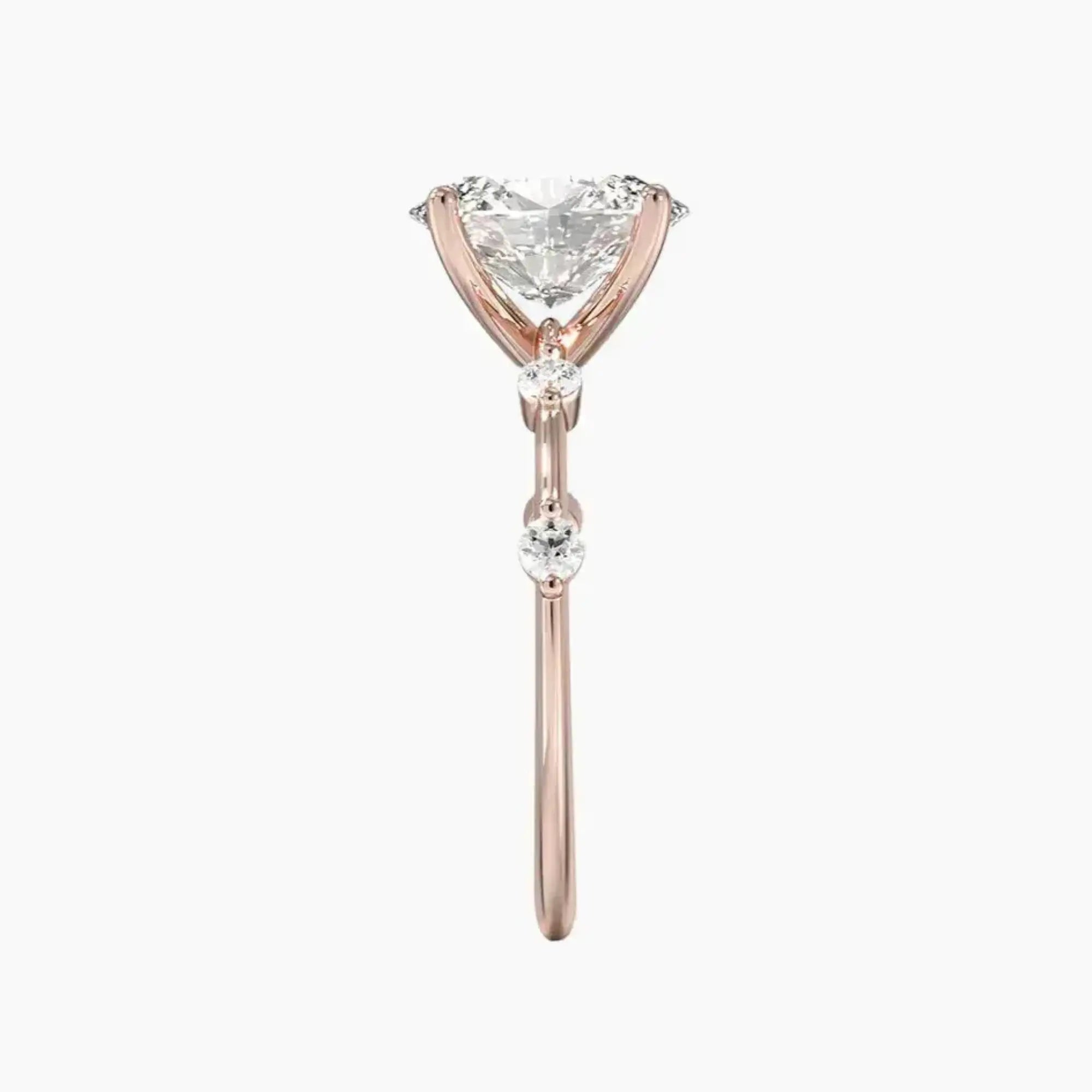 OBSER259 - Sena Oval engagement ring setting view 6