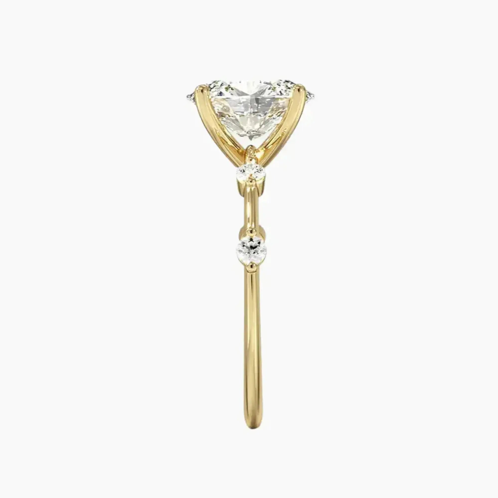 OBSER259 - Sena Oval engagement ring setting view 9