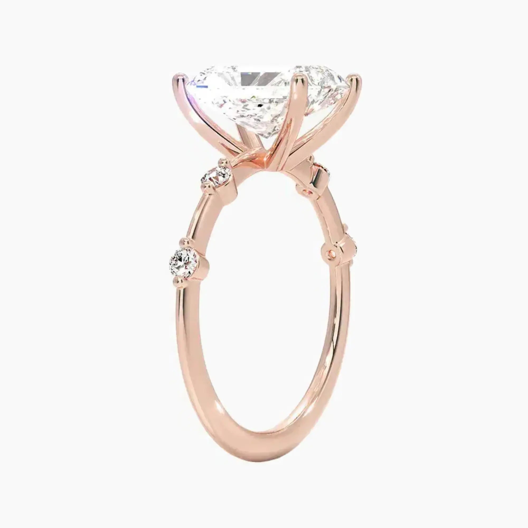 OBSER135 - Sena Radiant engagement ring setting view 5