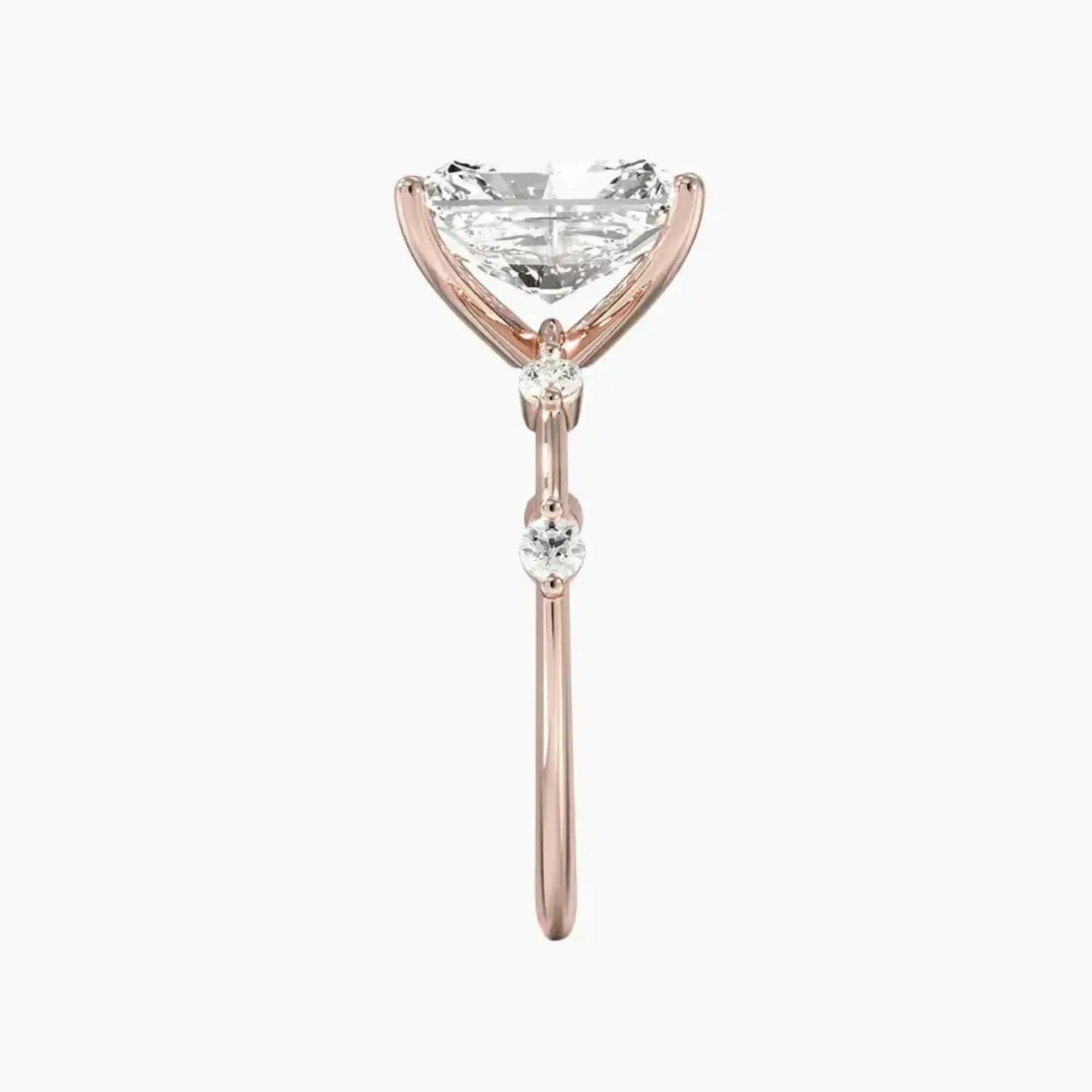 OBSER135 - Sena Radiant engagement ring setting view 6
