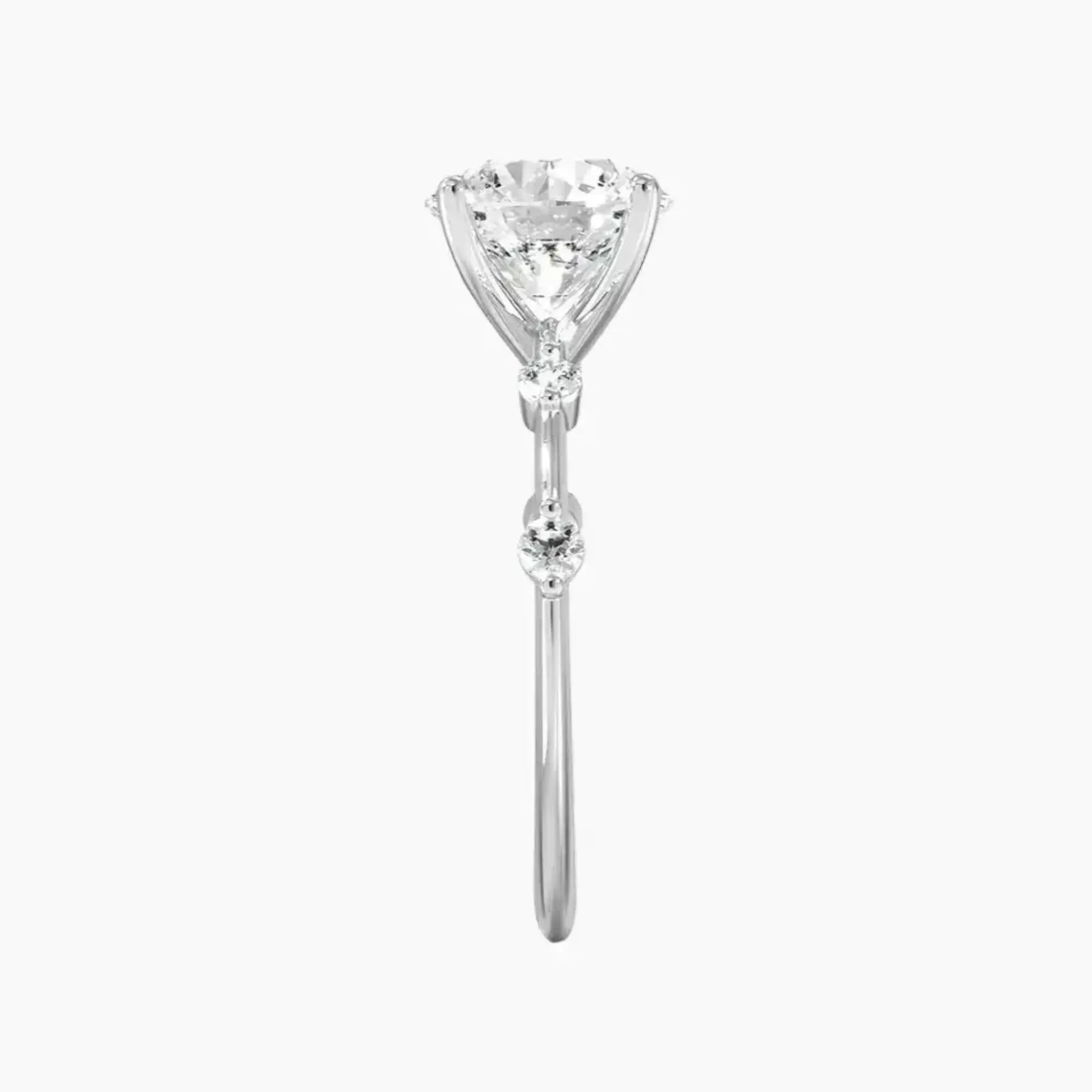 OBSER260 - Sena Round engagement ring setting view 3