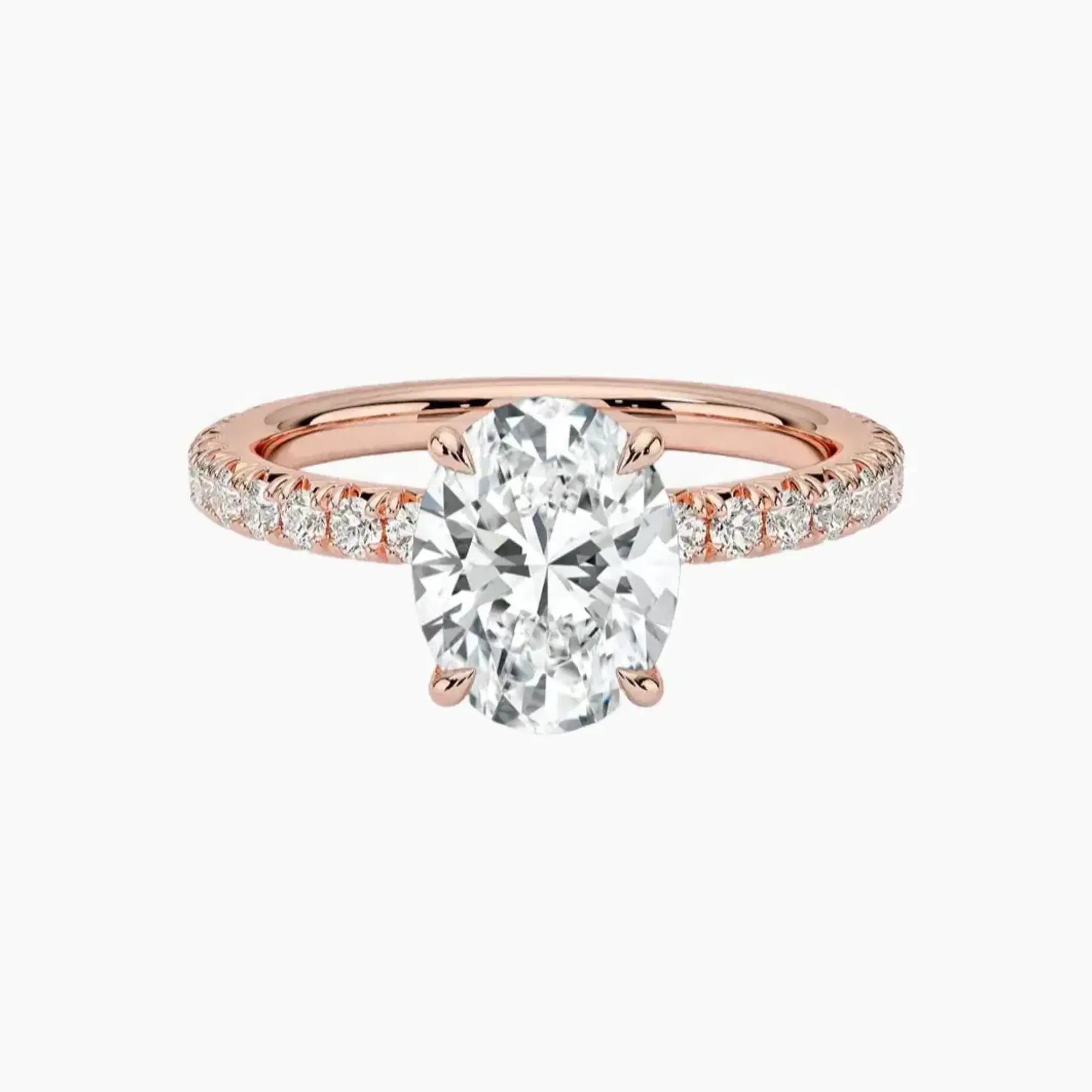 OBSER066 - Irina Solitaire Oval engagement ring setting view 4