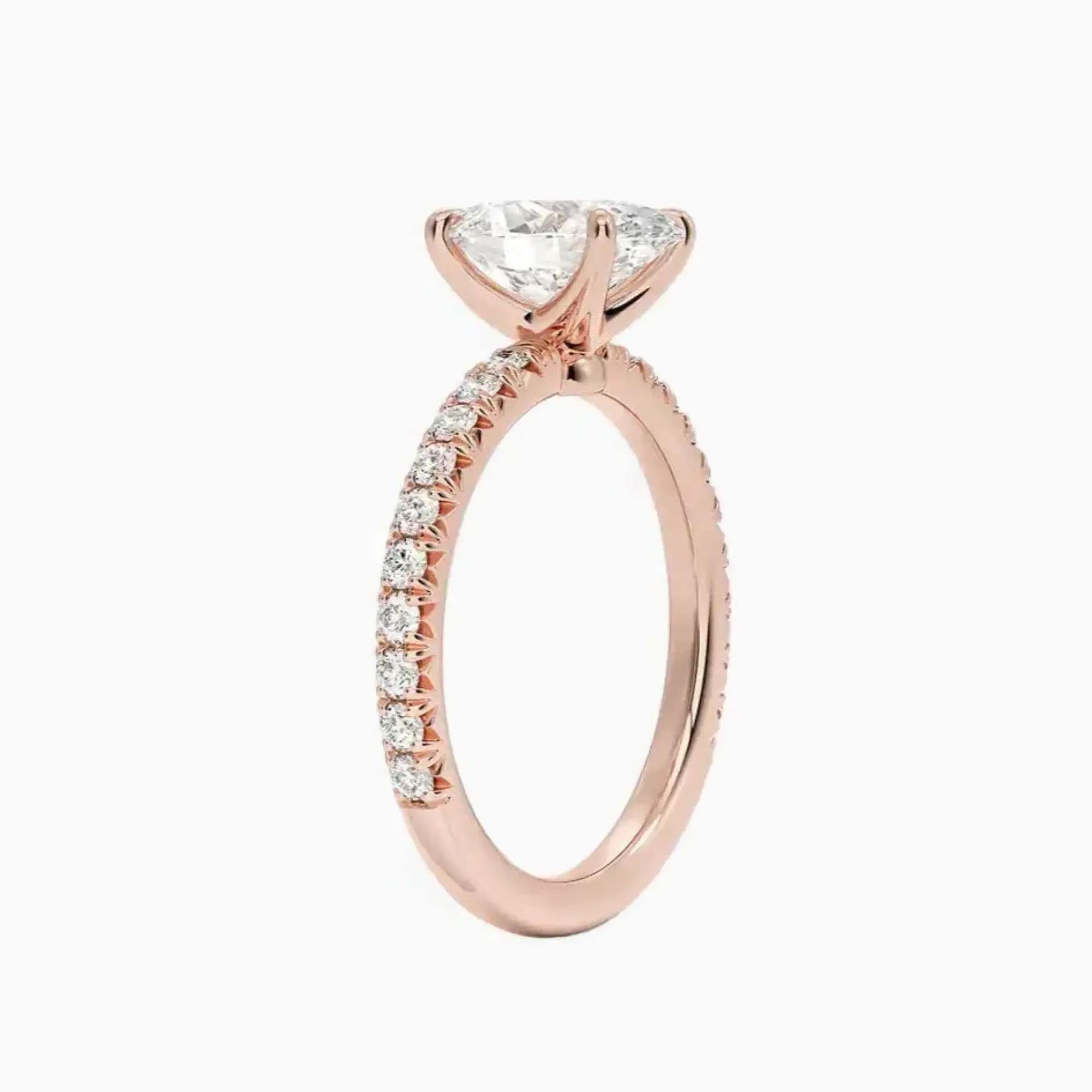 OBSER066 - Irina Solitaire Oval engagement ring setting view 5