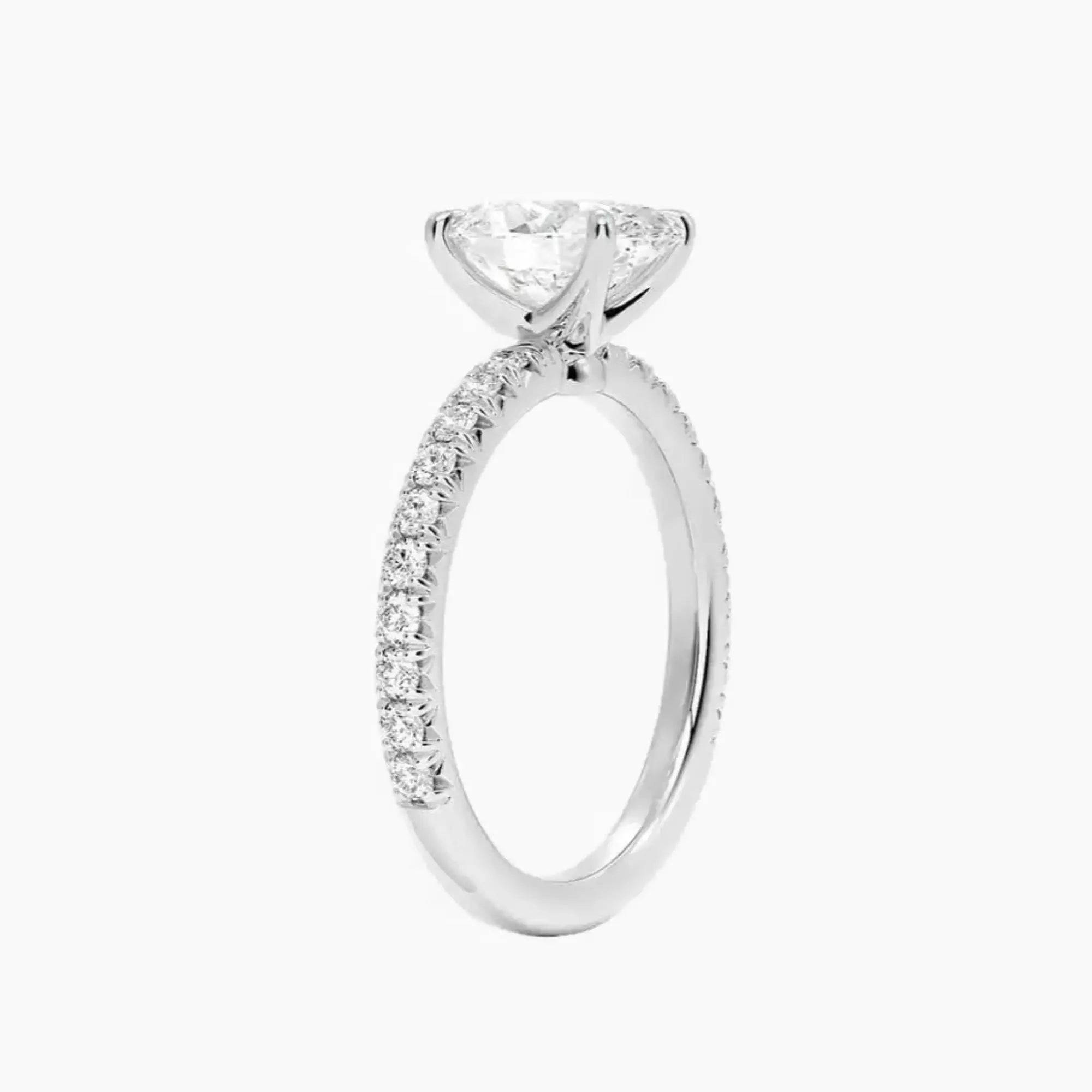 OBSER066 - Irina Solitaire Oval engagement ring setting view 2