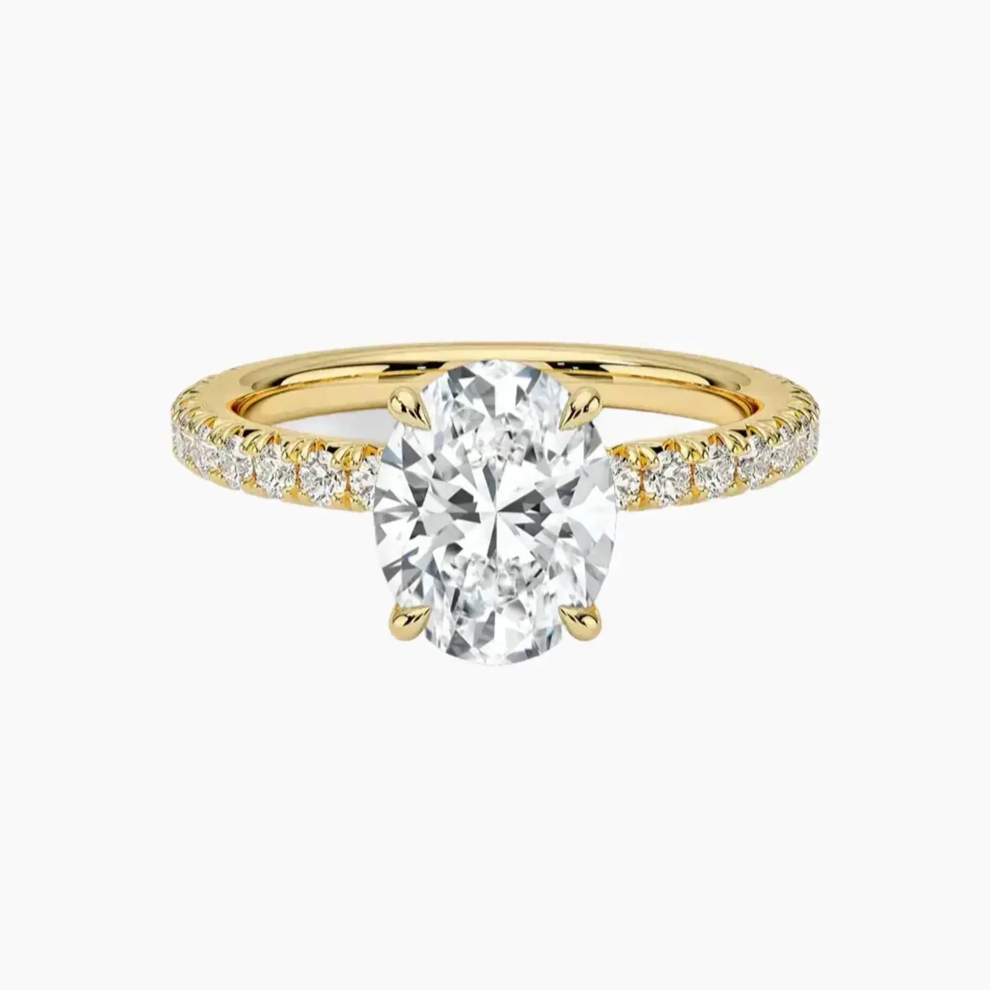 OBSER066 - Irina Solitaire Oval engagement ring setting view 7