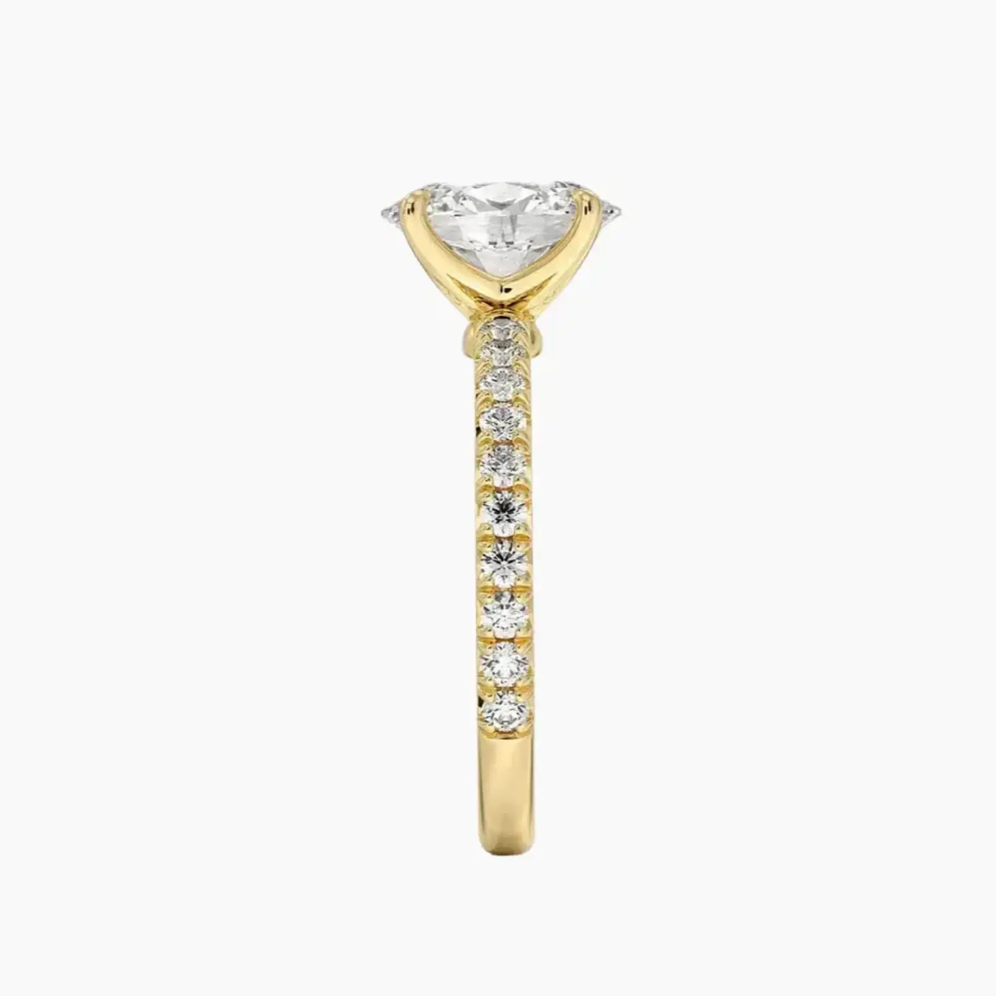OBSER066 - Irina Solitaire Oval engagement ring setting view 9
