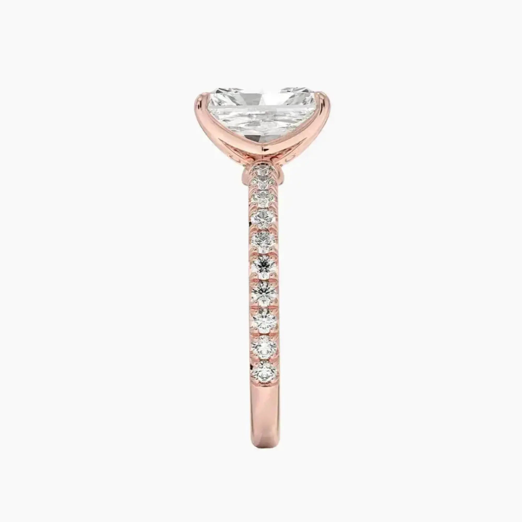 OBSER374 - Irina Solitaire Radiant engagement ring setting view 6
