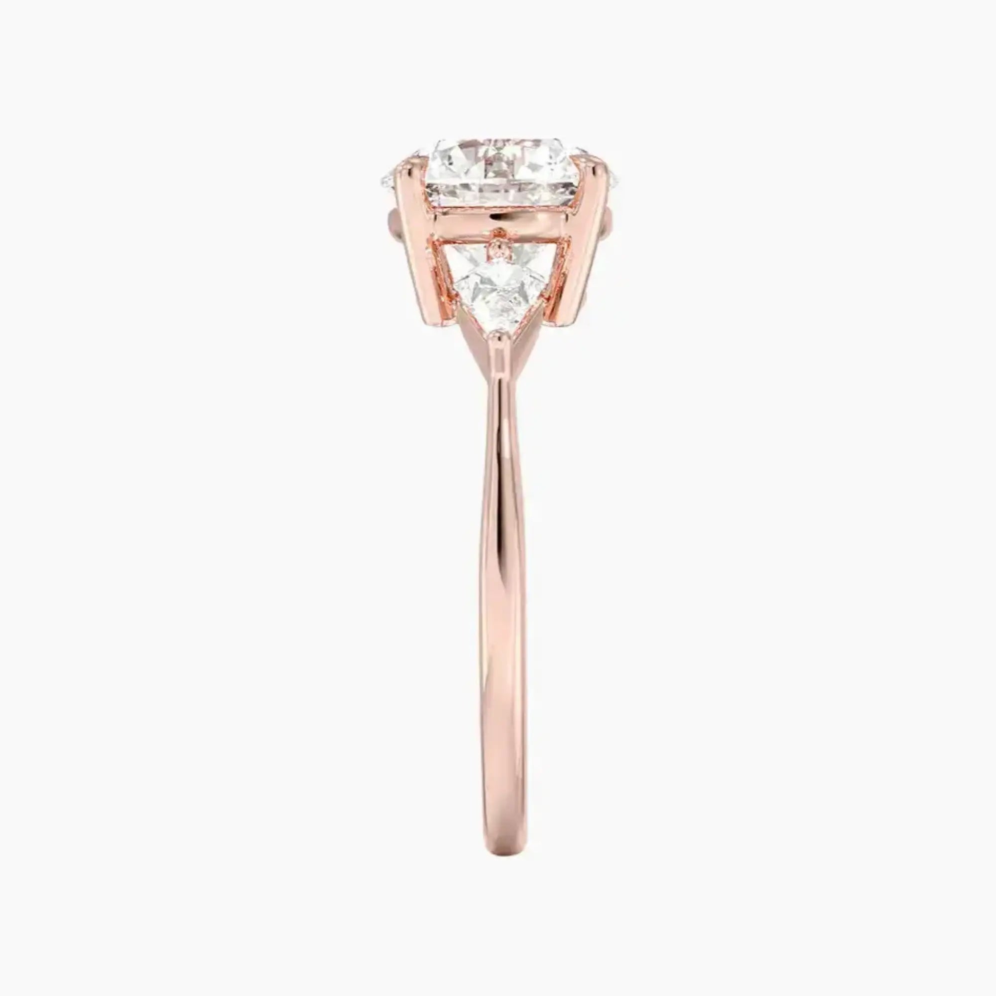 OBSER559 - Isolde Three Stone Round engagement ring setting view 6