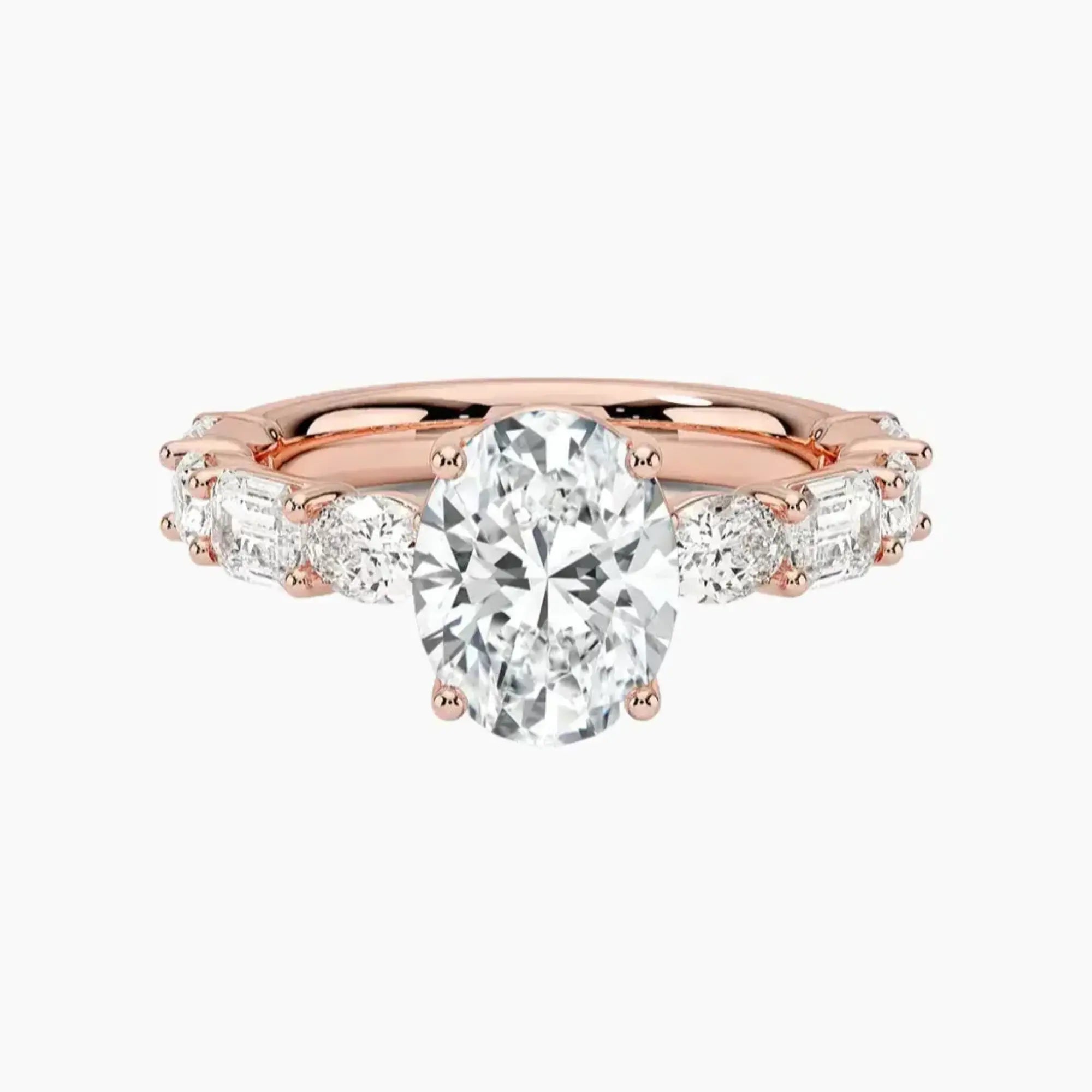 OBSER285 - Ariadne Oval engagement ring setting view 4