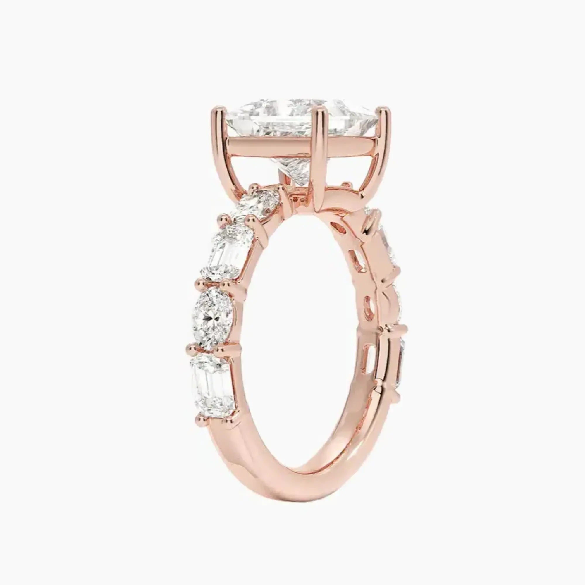 OBSER282 - Ariadne Princess engagement ring setting view 5