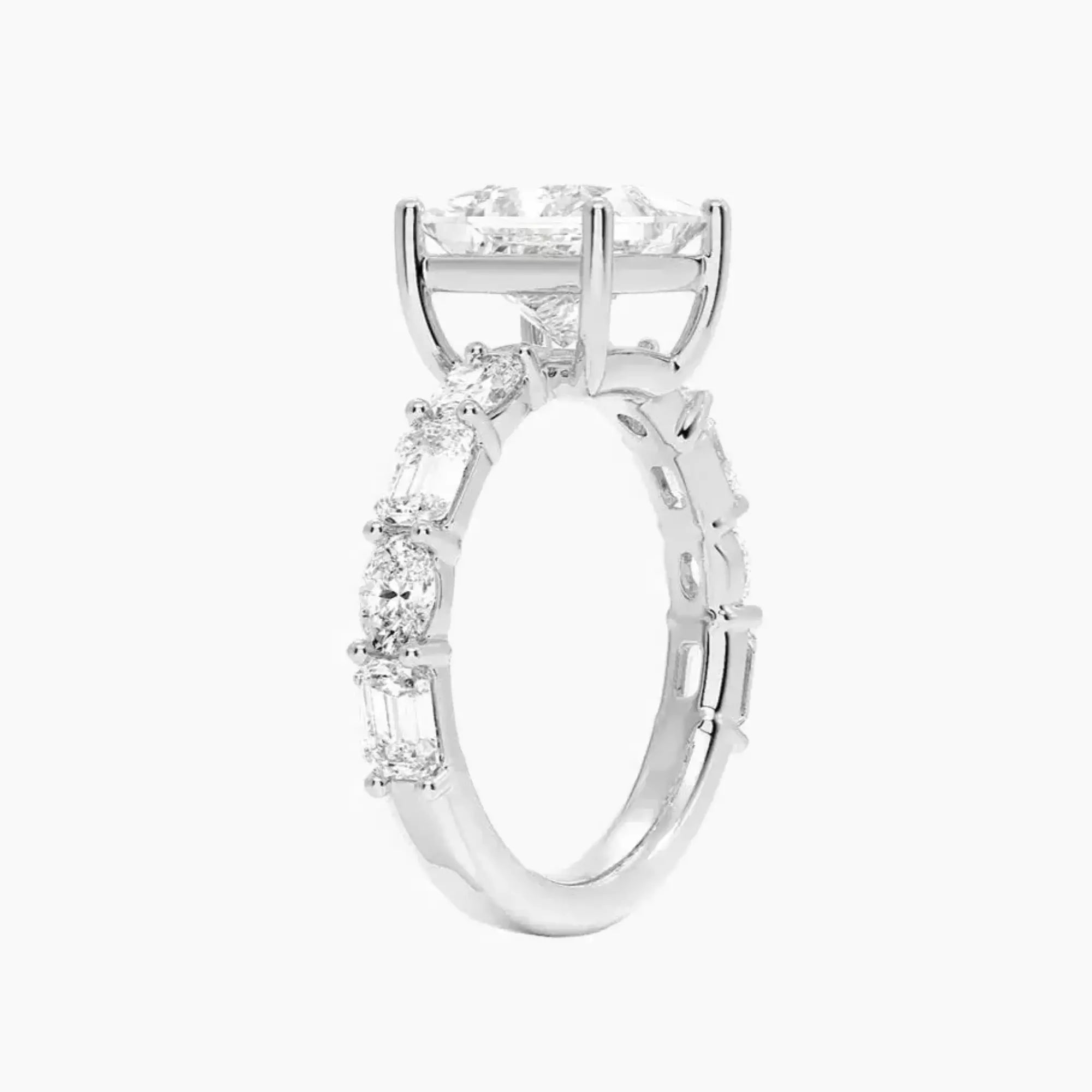 OBSER282 - Ariadne Princess engagement ring setting view 2