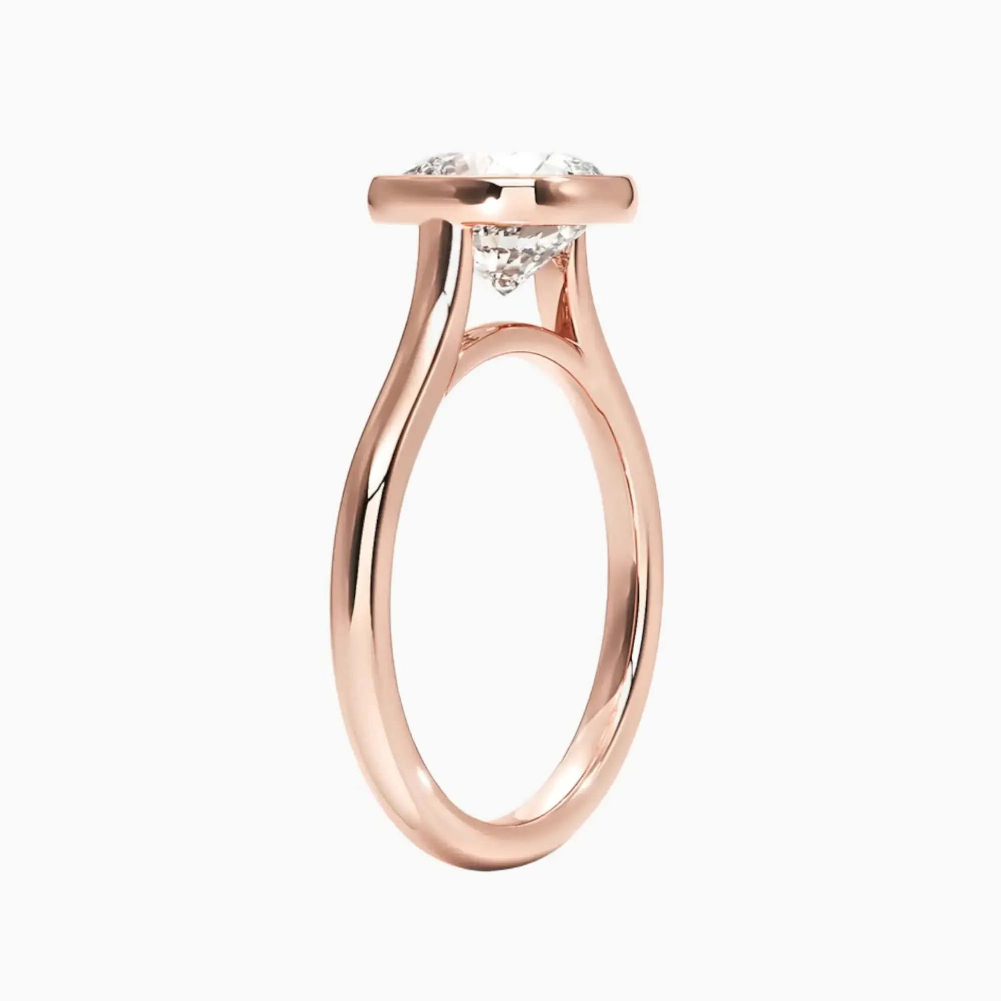 OBSER372 - Jovienne Solitaire Cushion engagement ring setting view 5