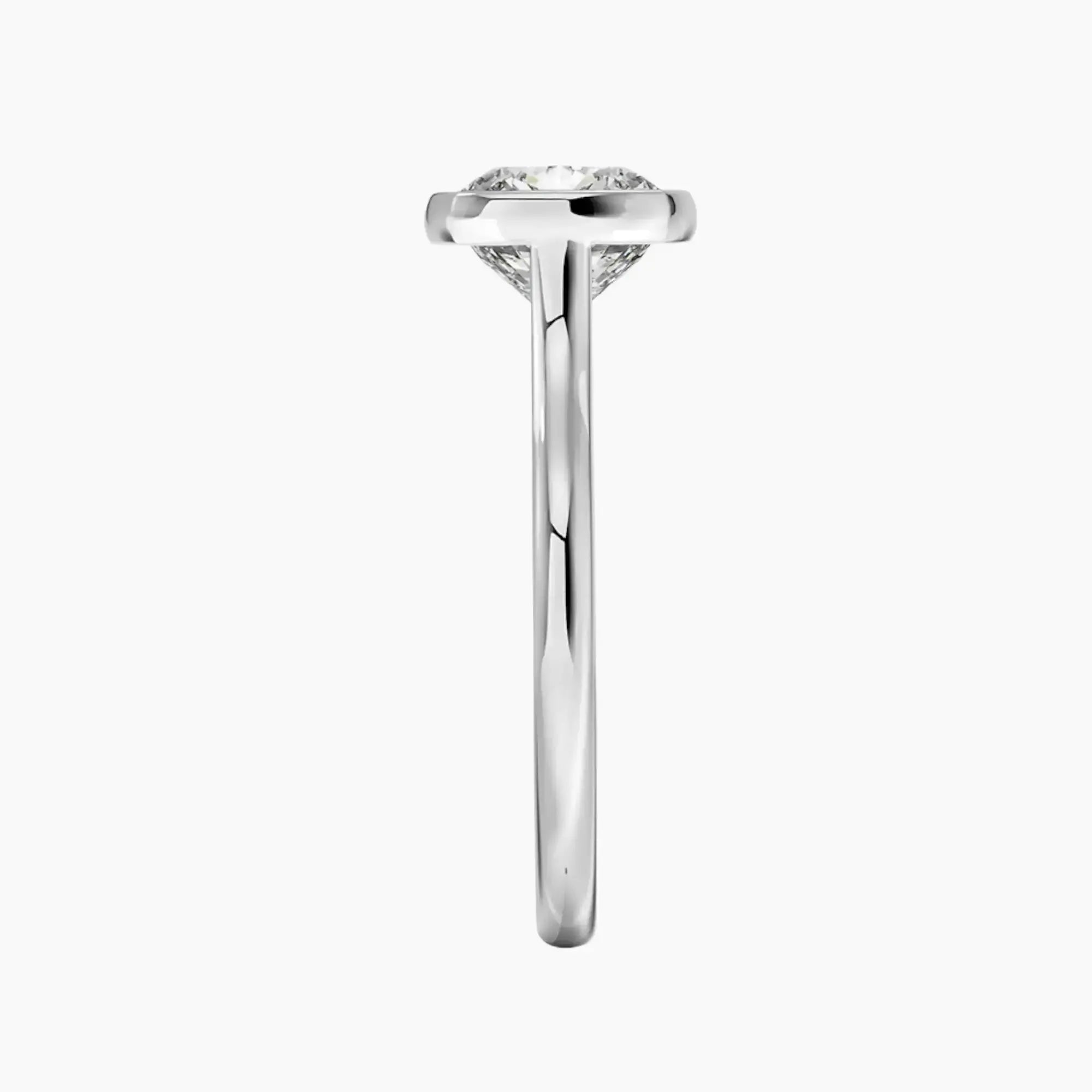 OBSER372 - Jovienne Solitaire Cushion engagement ring setting view 3