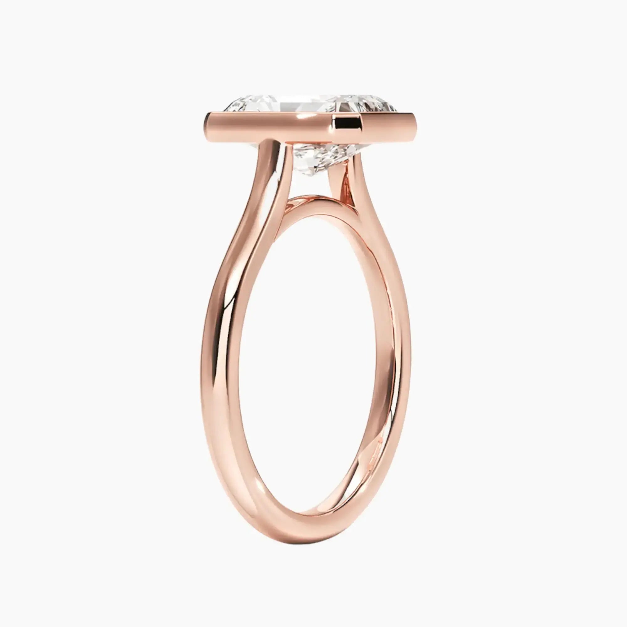 OBSER368 - Jovienne Solitaire Radiant engagement ring setting view 5