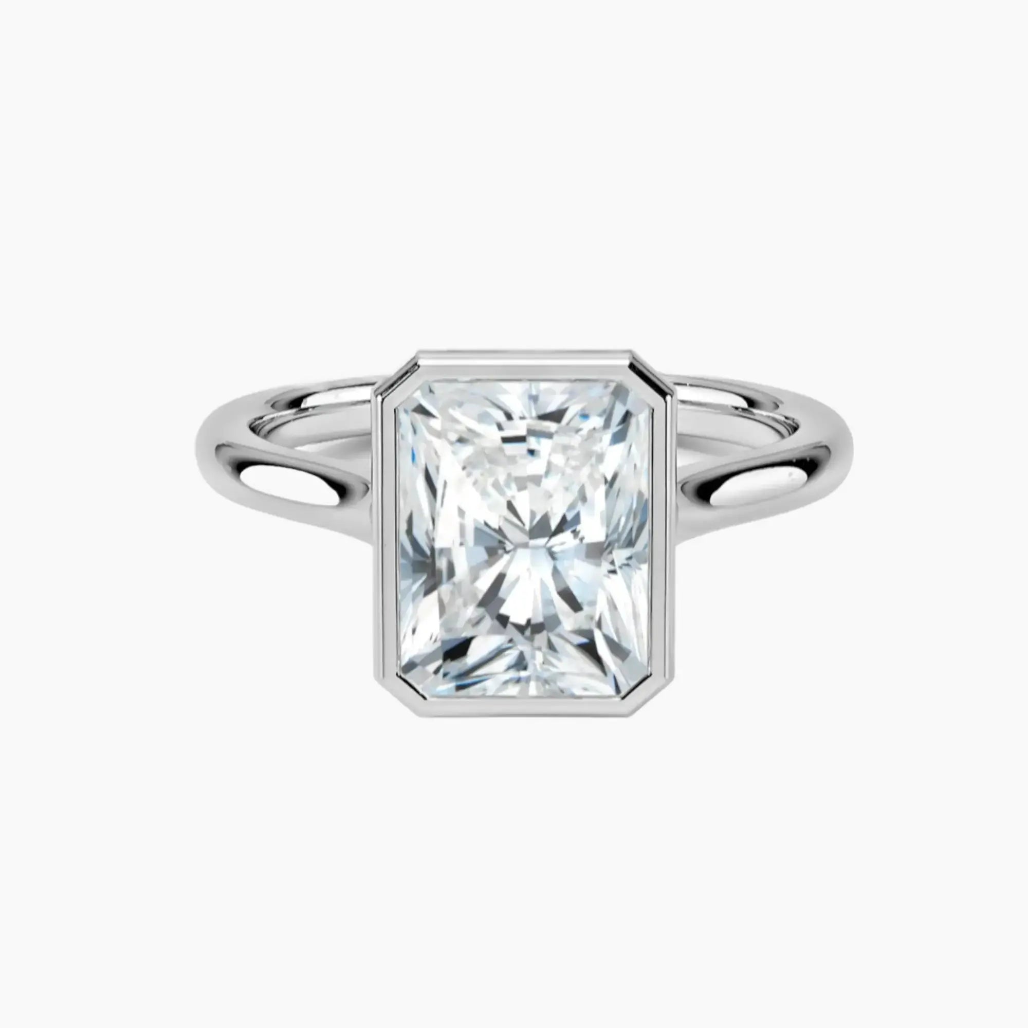 OBSER368 - Jovienne Solitaire Radiant engagement ring setting view 1