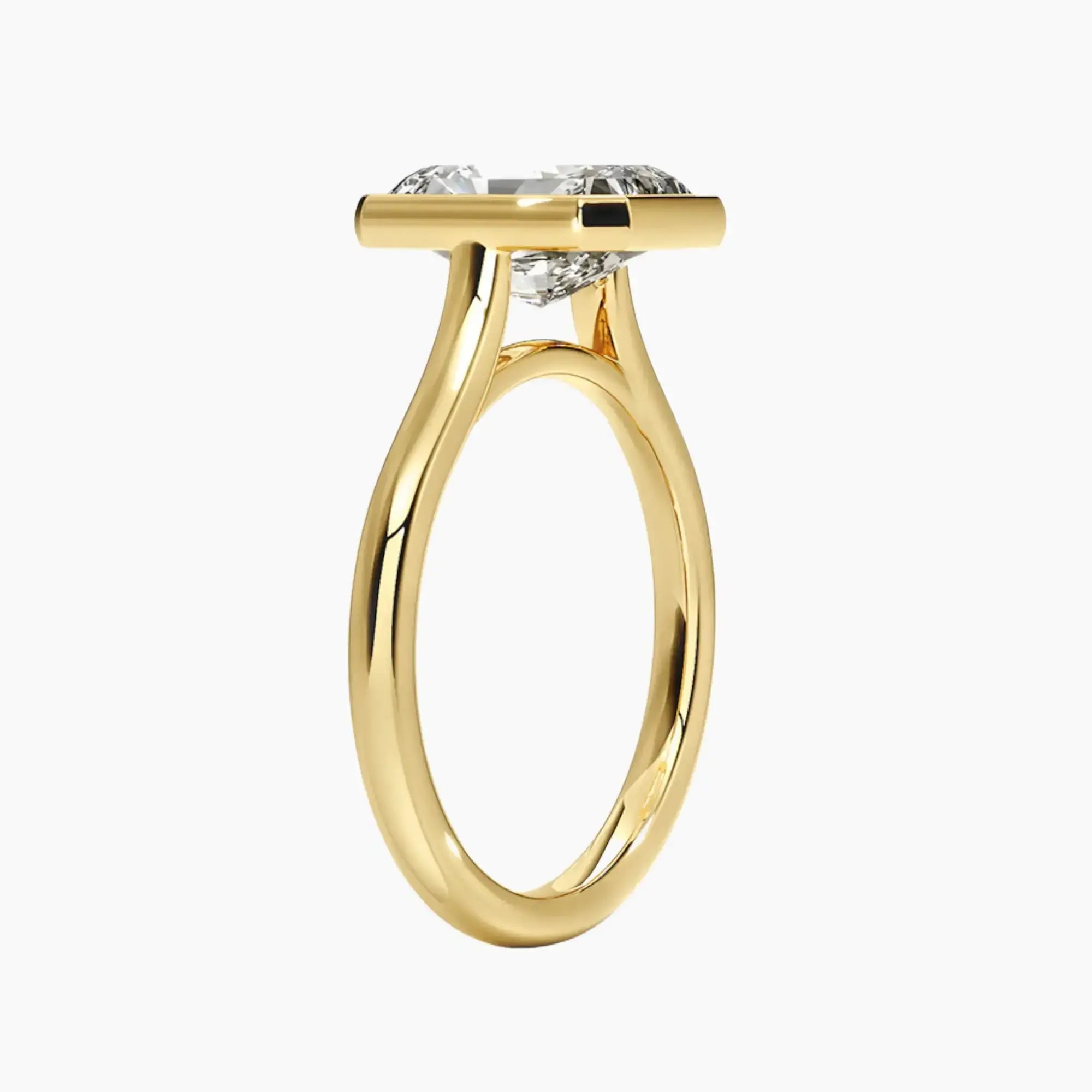 OBSER368 - Jovienne Solitaire Radiant engagement ring setting view 8