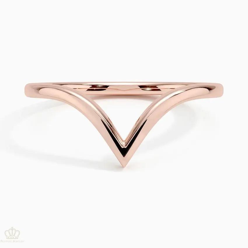 Nouveau Wedding Band Ring - LR52 Camélia™