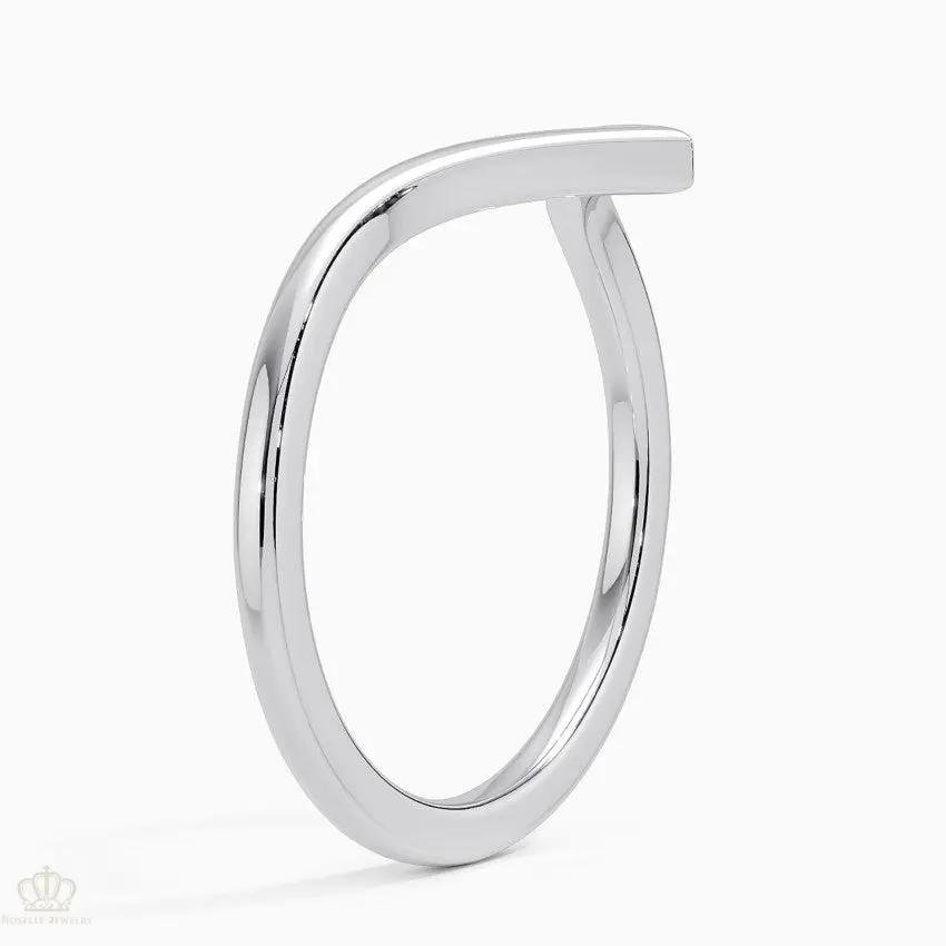 Nouveau Wedding Band Ring - LR52 Camélia™