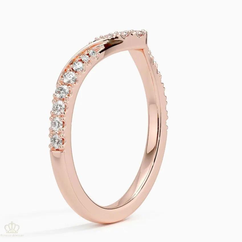 Chiara Wedding Band Ring - LR99 Camélia™