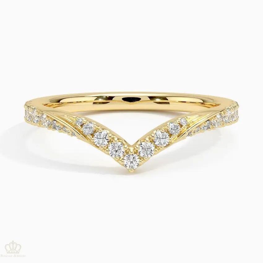 Chiara Wedding Band Ring - LR99 Camélia™