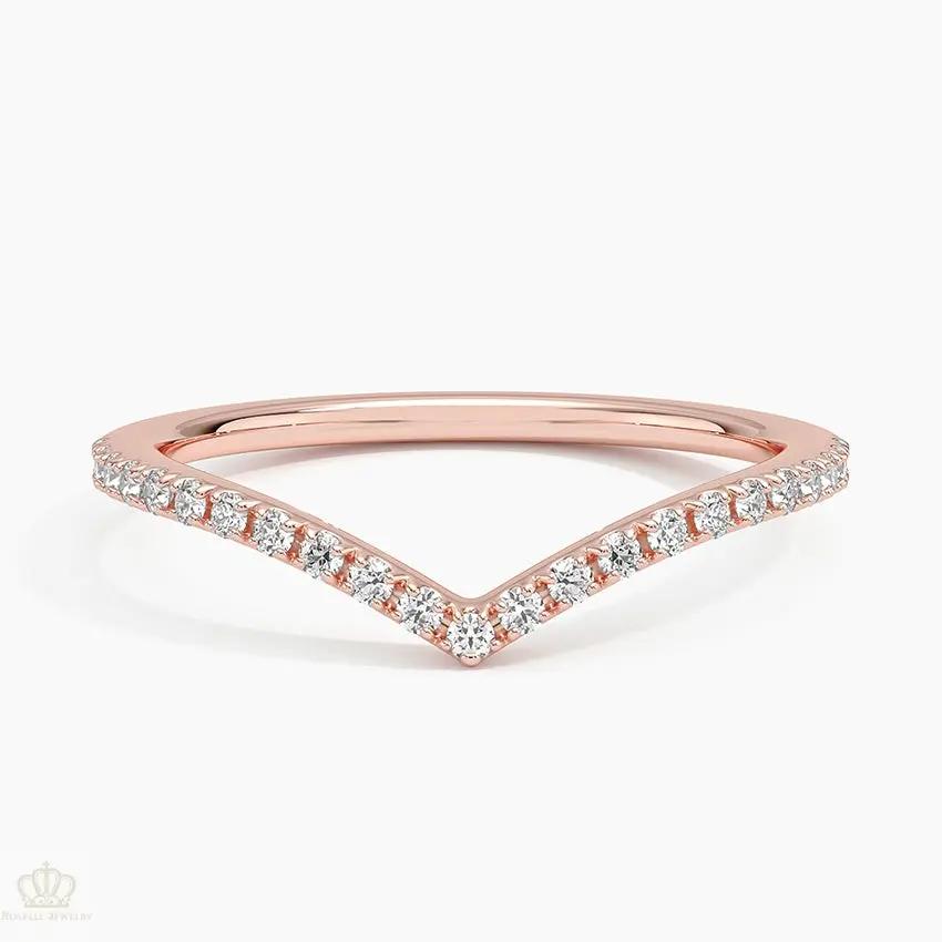 Flair Diamond Ring 0.17ctw Wedding Band Ring - LR40 Camélia™