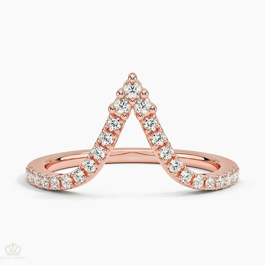 0.20CTW Nouveau Wedding Band Ring - LR29 Camélia™