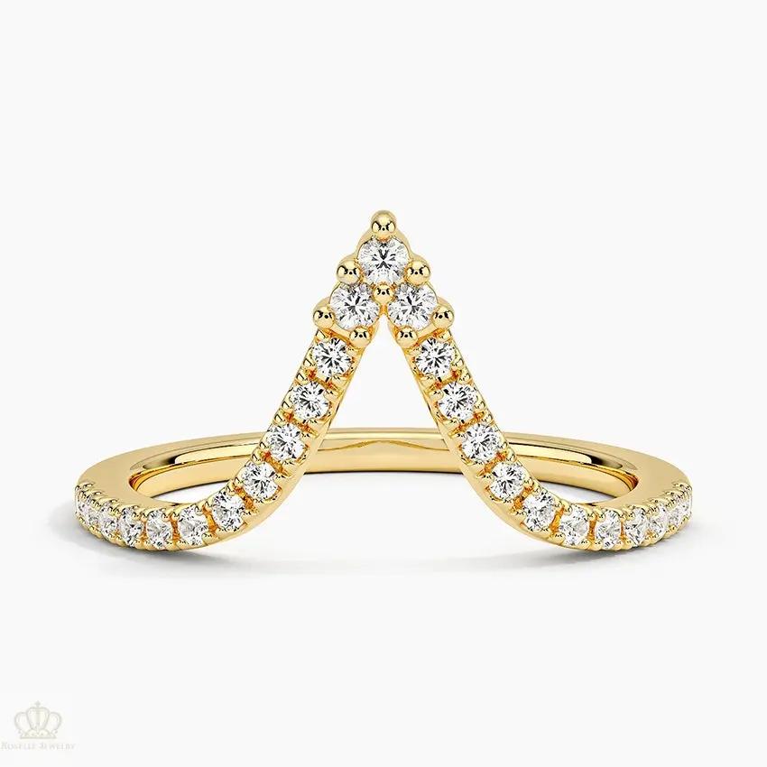0.20CTW Nouveau Wedding Band Ring - LR29 Camélia™