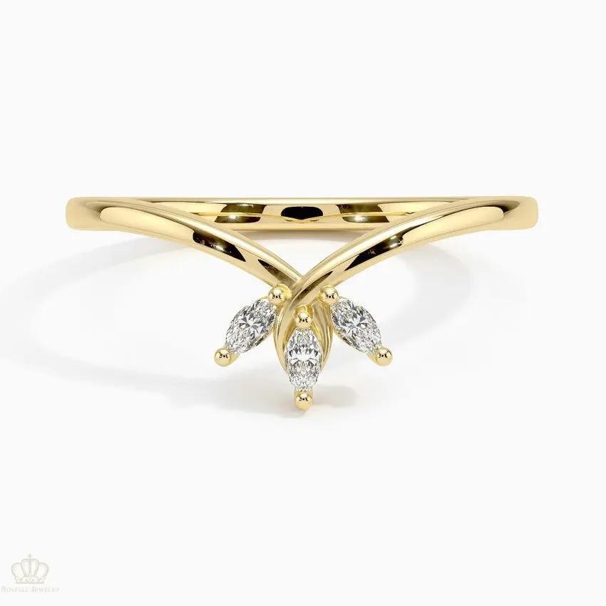 Abelia Wedding Band Ring - LR93 Camélia™