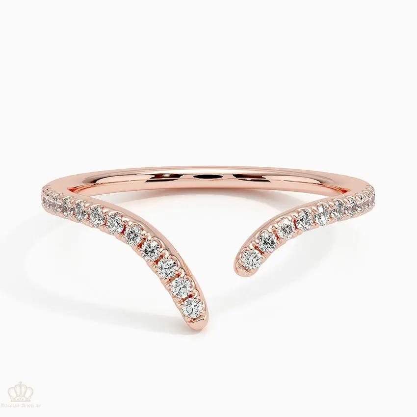 Rhône Open Wedding Band Ring - LR97 Camélia™