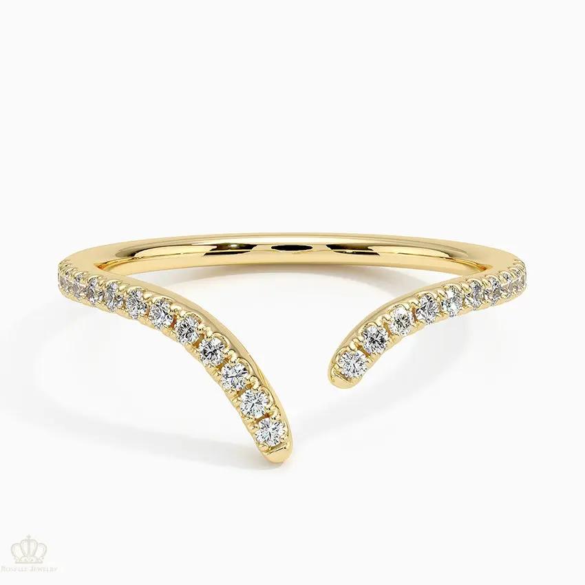 Rhône Open Wedding Band Ring - LR97 Camélia™
