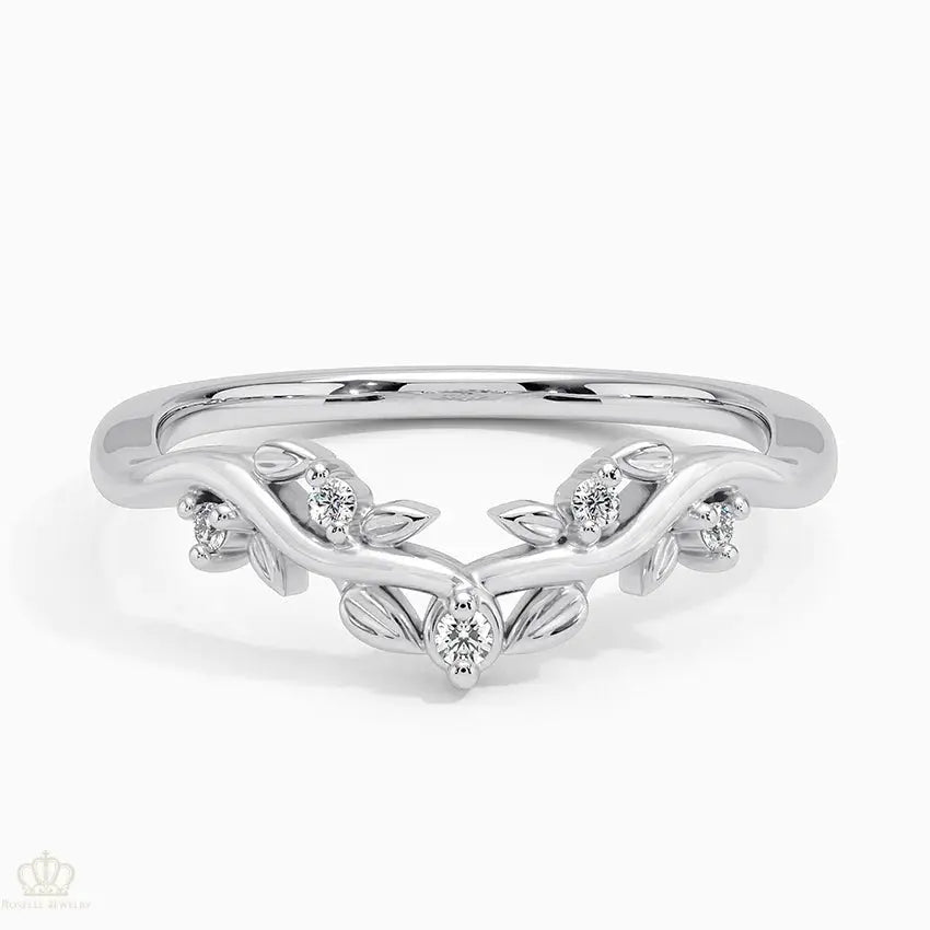 Veranda Wedding Band Ring - LR77 Camélia™