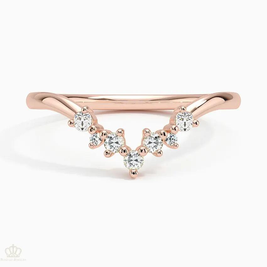 Caris Wedding Band Ring - LR65 - Roselle Jewelry