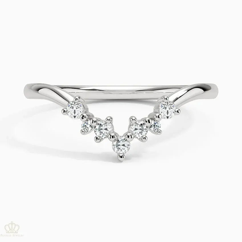 Caris Wedding Band Ring - LR65 - Roselle Jewelry