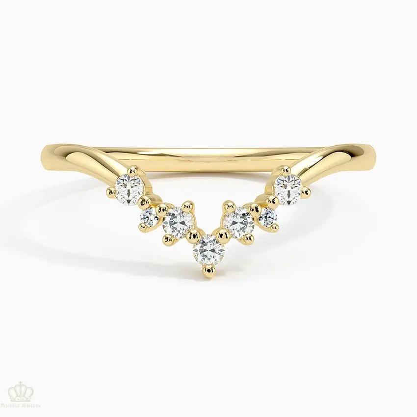 Caris Wedding Band Ring - LR65 - Roselle Jewelry