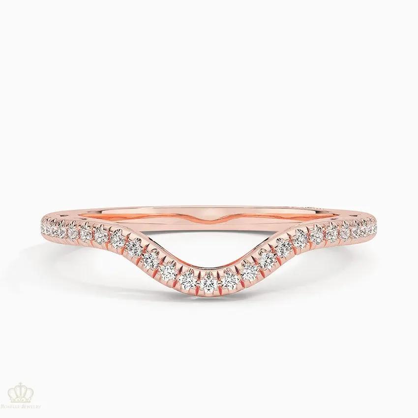 Tacori Lunetta Crescent Contoured Wedding Band Ring - LR116 Camélia™
