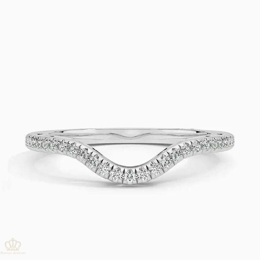 Tacori Lunetta Crescent Contoured Wedding Band Ring - LR116 Camélia™