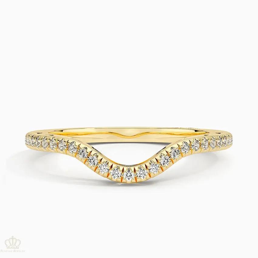 Tacori Lunetta Crescent Contoured Wedding Band Ring - LR116 Camélia™