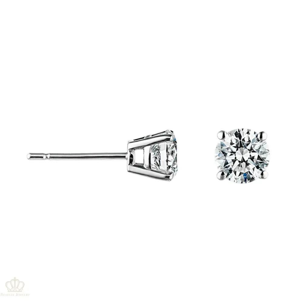 Four Prong Basket Stud Earrings (Setting Only) - DC002 CHARLISA™