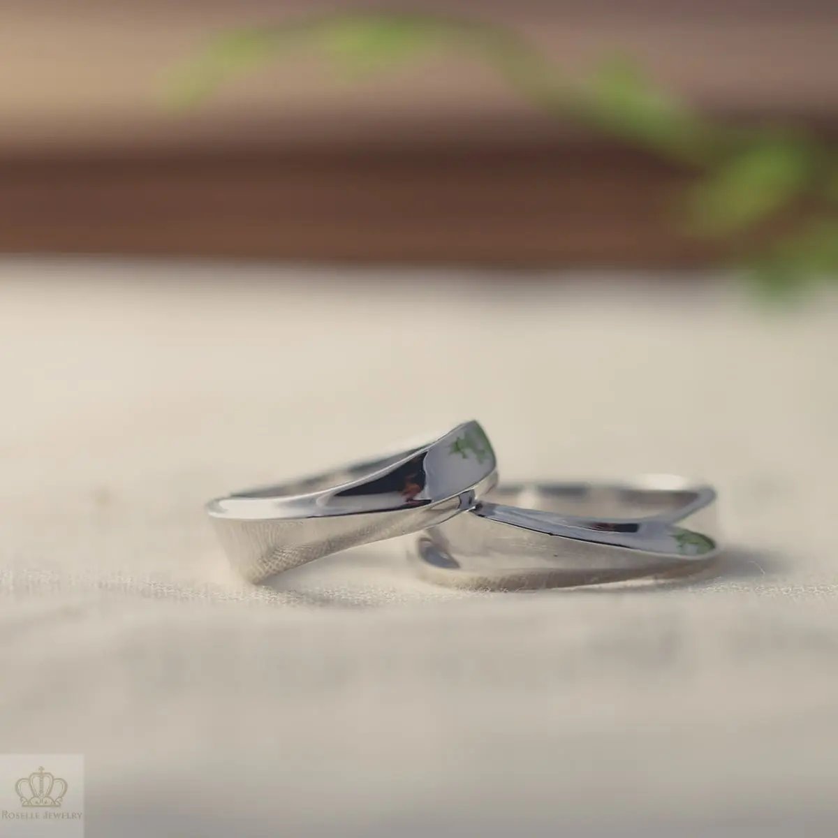 Unique Couple Wedding Ring Set - WM38 CHARLISA™