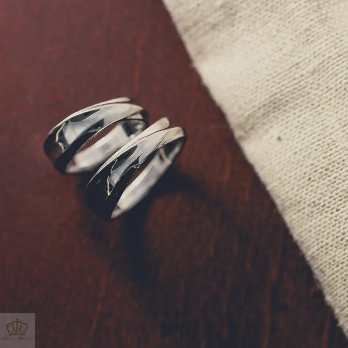 Unique Couple Wedding Ring Set - WM38 CHARLISA™