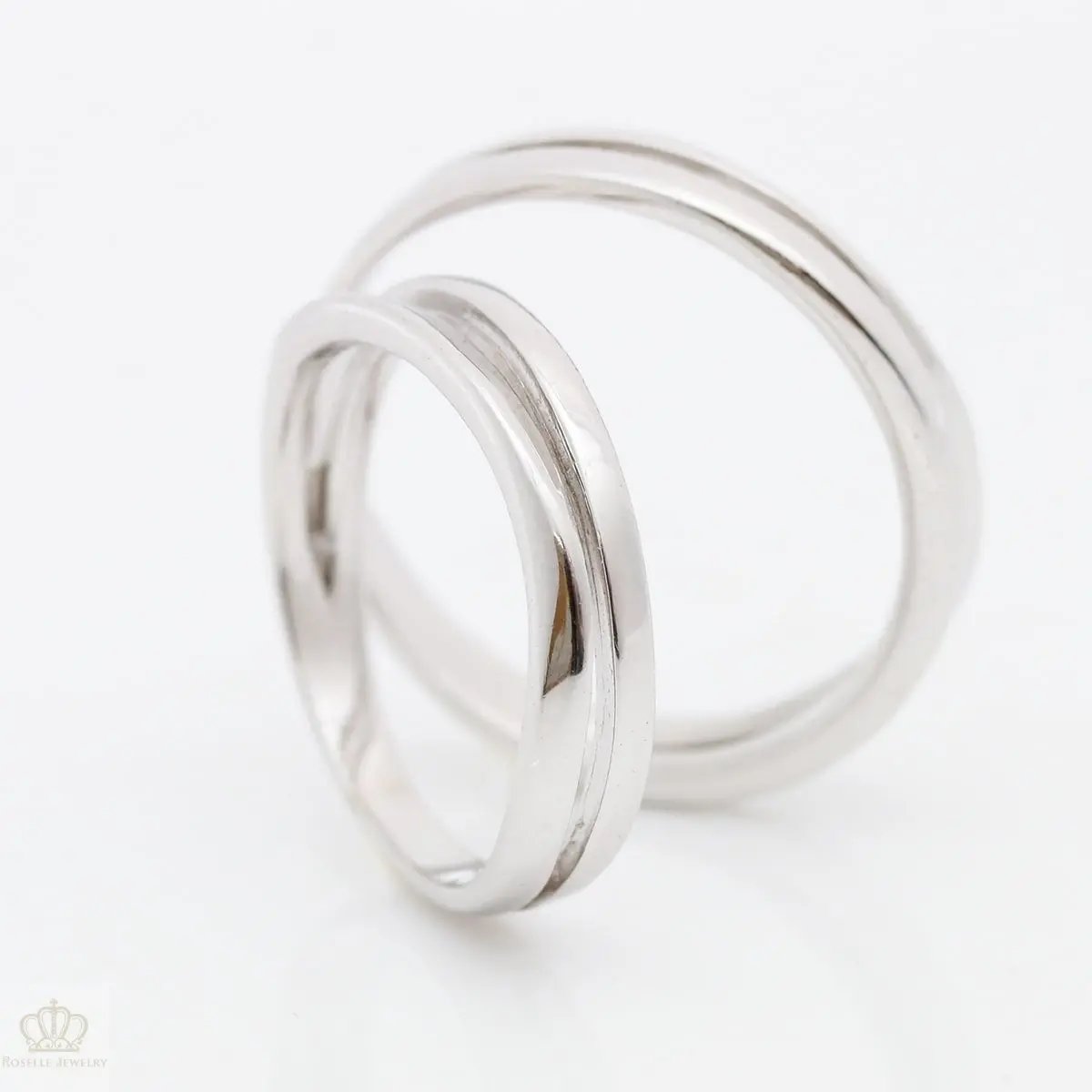 Unique Couple Wedding Ring Set - WM41 CHARLISA™