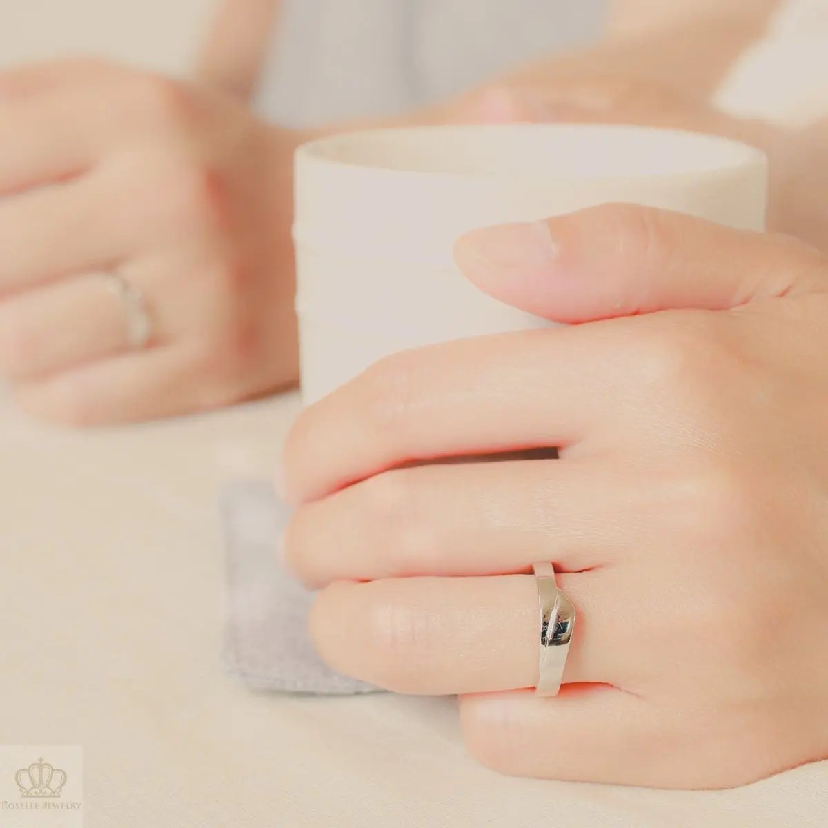 Unique Couple Wedding Ring Set - WM44 CHARLISA™