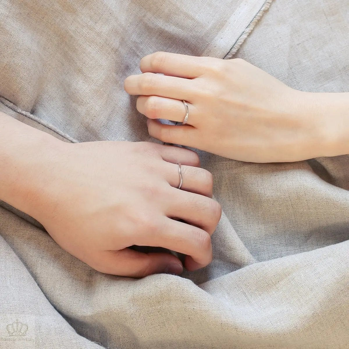 Unique Couple Wedding Ring Set - WM45 CHARLISA™