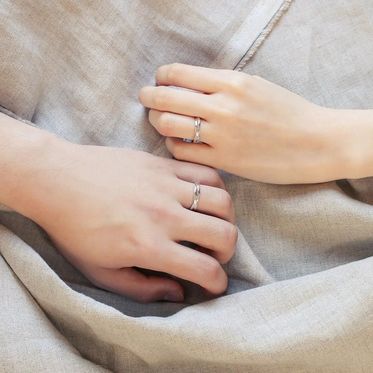 Unique Couple Wedding Ring Set - WM48 CHARLISA™