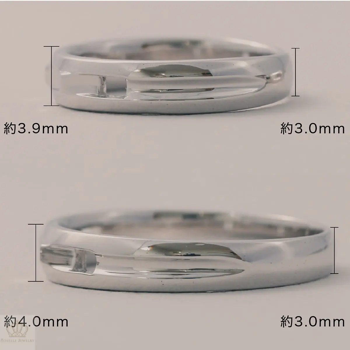 Unique Couple Wedding Ring Set - WM49 CHARLISA™