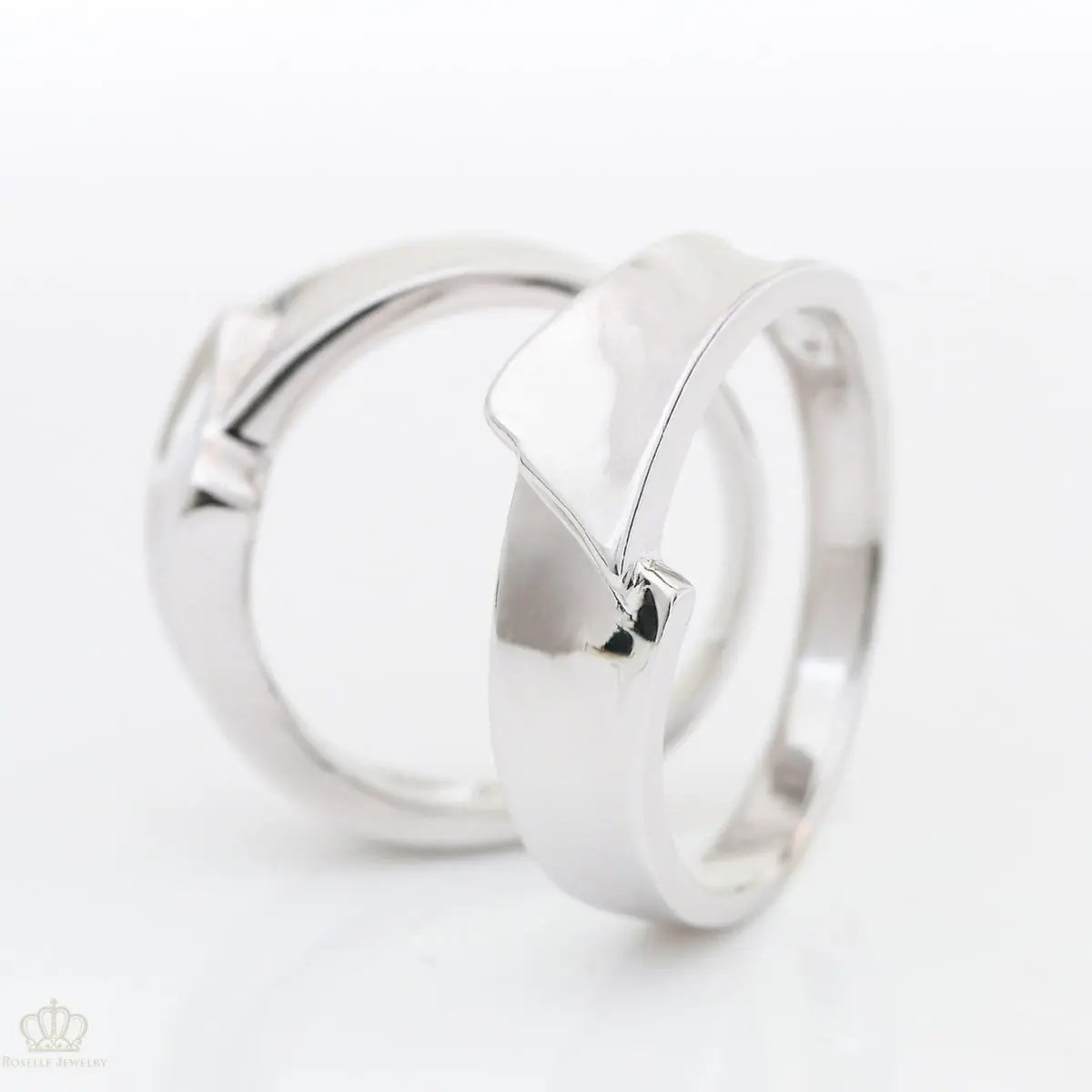 Unique Couple Wedding Ring Set - WM50 CHARLISA™